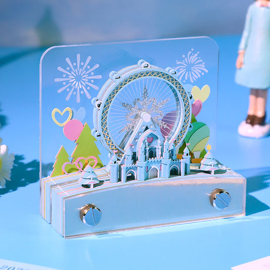 Snowflake Ferris Wheel 3d Memo Pad - Weekly Planner 2026