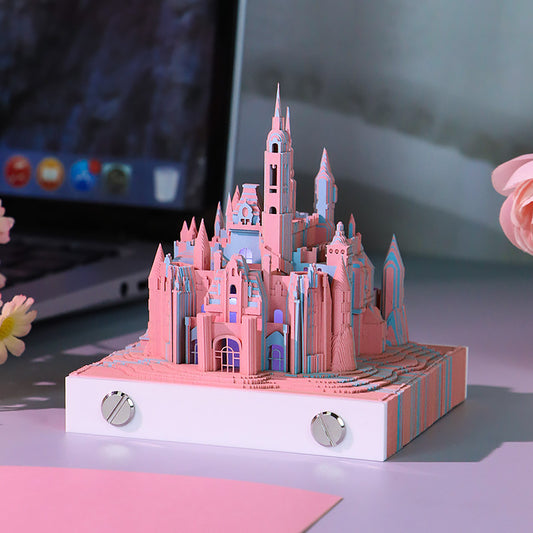 Fantasy Castle 3D Memo Pad - Weekly Planner 2026