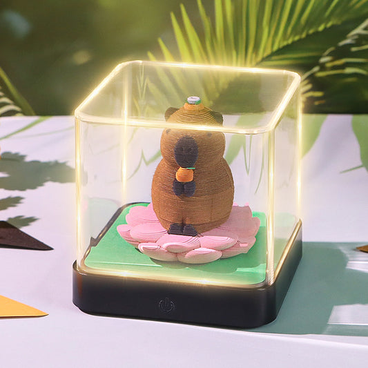 Capybara 3d Memo Pad - Daily Calendar 2026