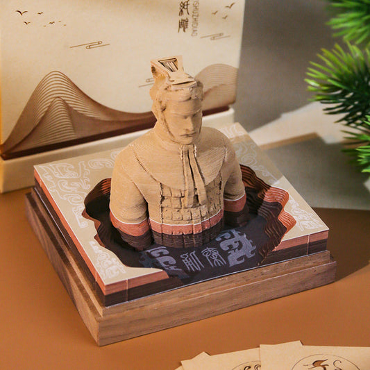 Terracotta Warriors 3d Memo Pad - Daily Calendar 2026