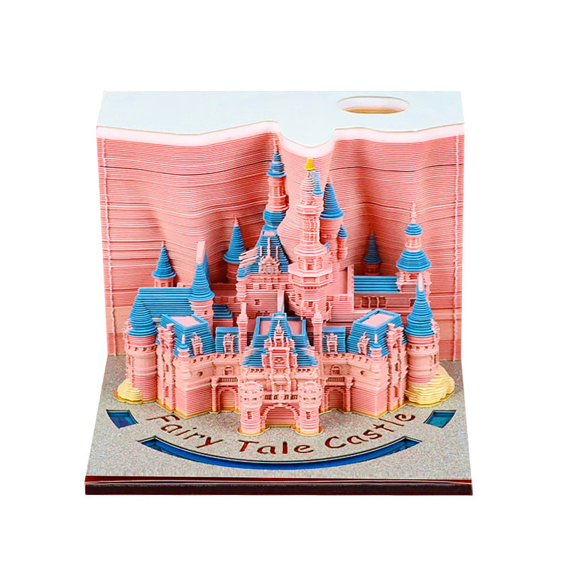 Fairytale Castle 3d Memo Pad - Weekly Planner 2026