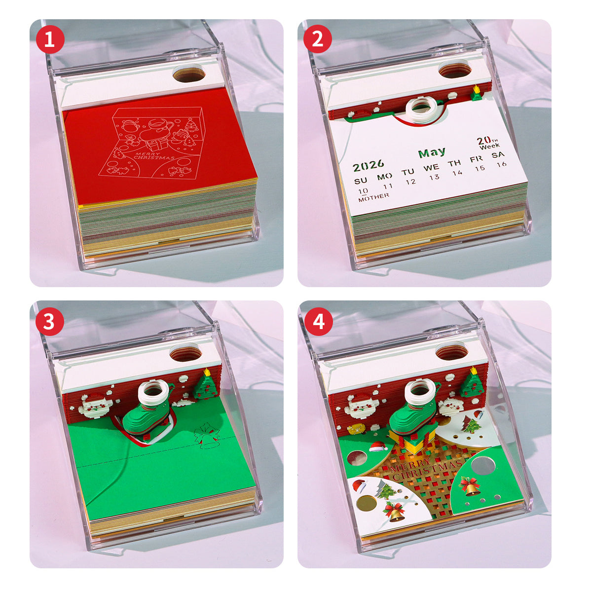Christmas Mug 3D Memo Pad - Weekly Planner 2026