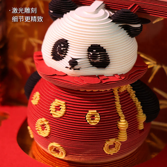 Fortune Panda 3D Memo Pad - Weekly Planner 2026