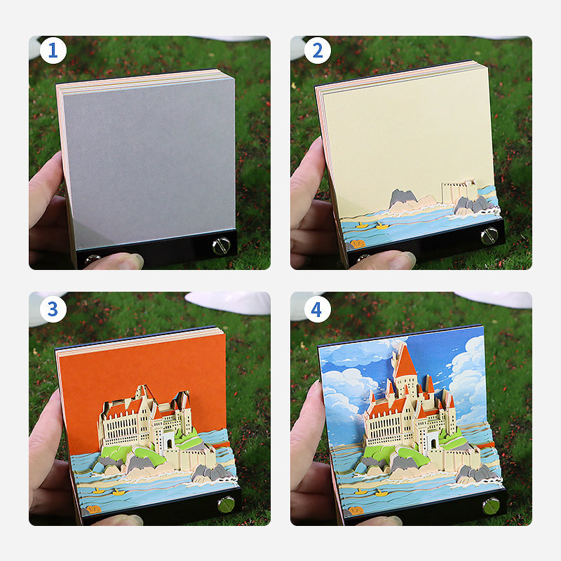 Ocean Castle 3D Memo Pad