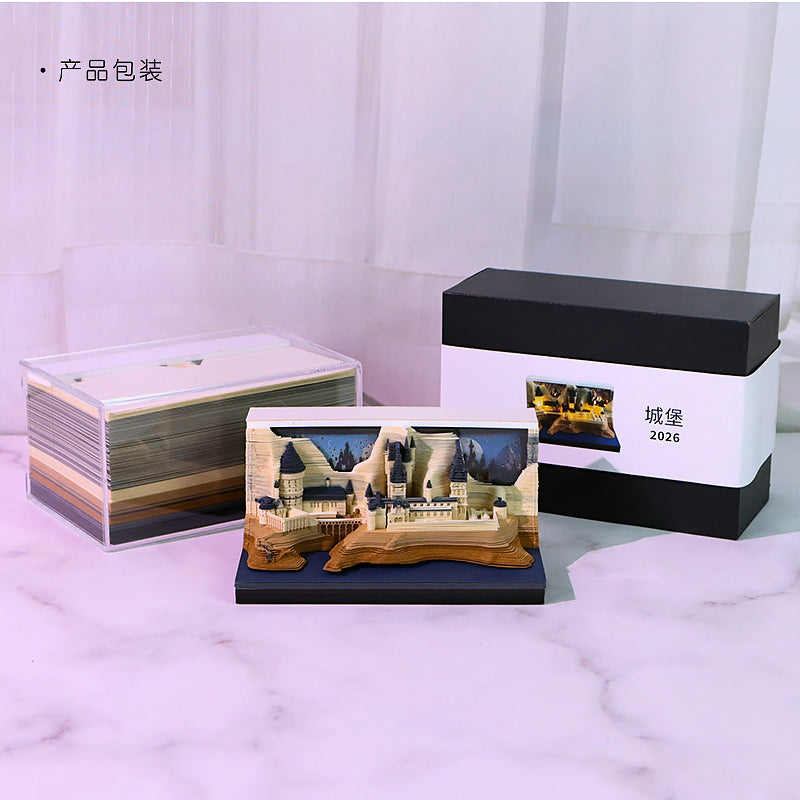 Magic Academy 3d Memo Pad - Weekly Planner 2026