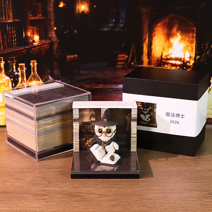 Wizard 3D Memo Pad - Weekly Planner 2026