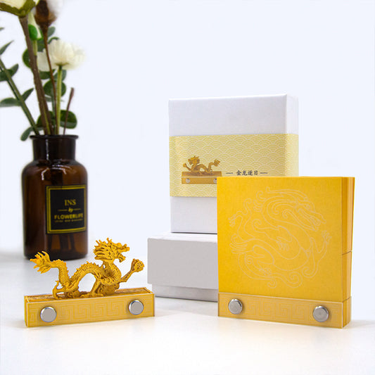 Golden Dragon 3d Memo Pad - Weekly Planner 2026