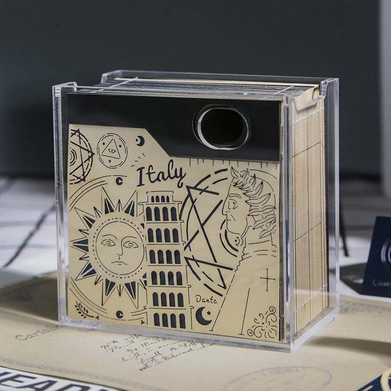 Leaning Tower Pisa 3d Memo Pad