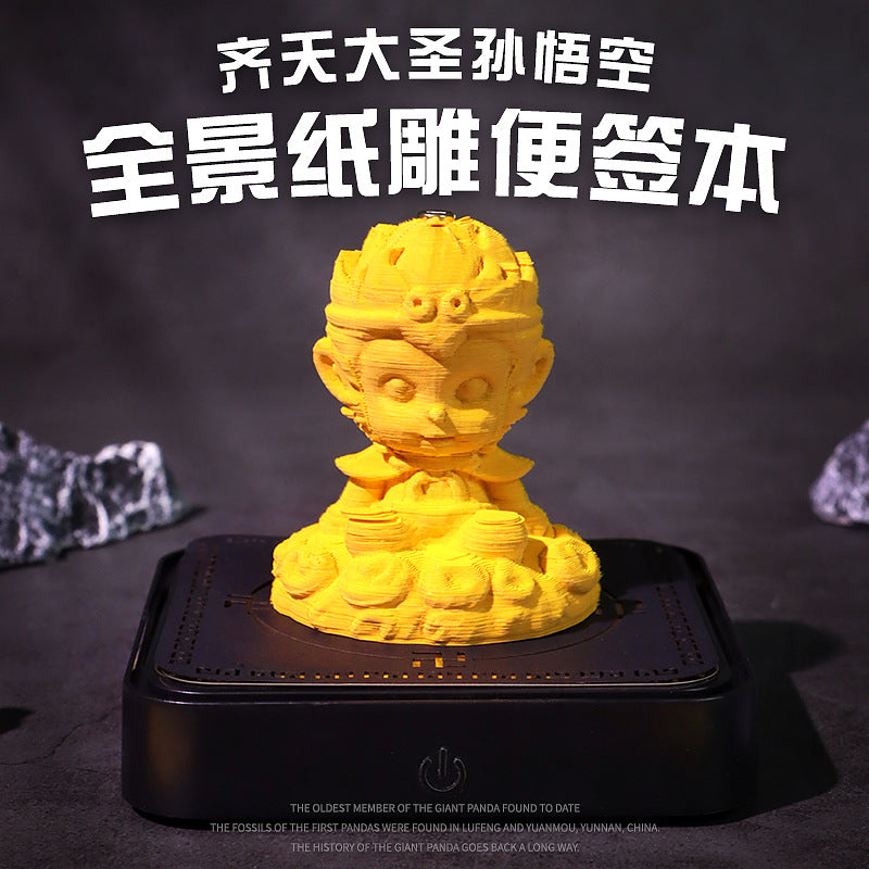 Monkey King 3D Memo Pad - Daily Calendar 2026