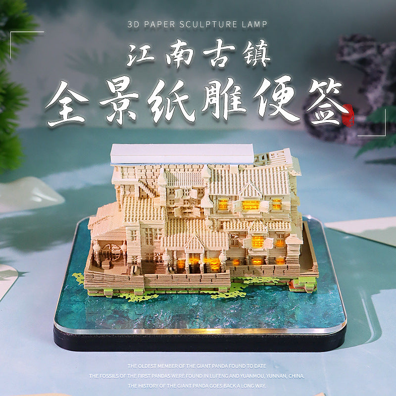 Jiangnan Water Town 3D Memo Pad