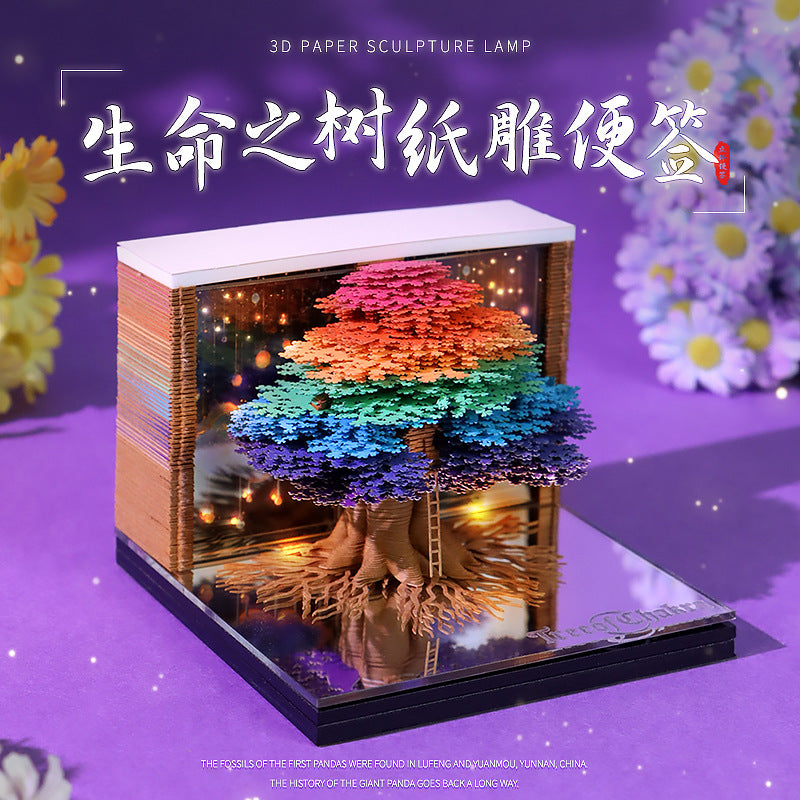 Tree Of Life 3d Memo Pad - Weekly Planner 2026