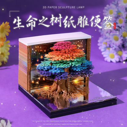 Tree Of Life 3d Memo Pad - Weekly Planner 2026