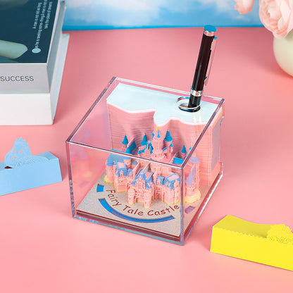Fairytale Castle 3d Memo Pad - Weekly Planner 2026