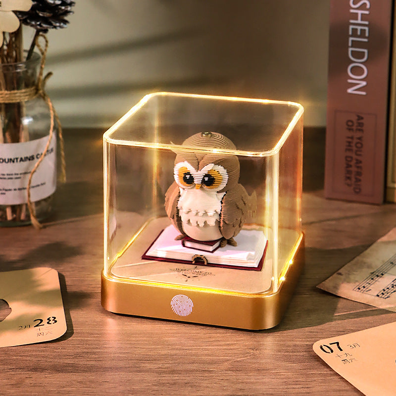 Owl 3D Memo Pad - Daily Calendar 2026