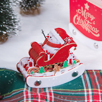 Christmas Sleigh 3d Memo Pad - Weekly Planner 2026