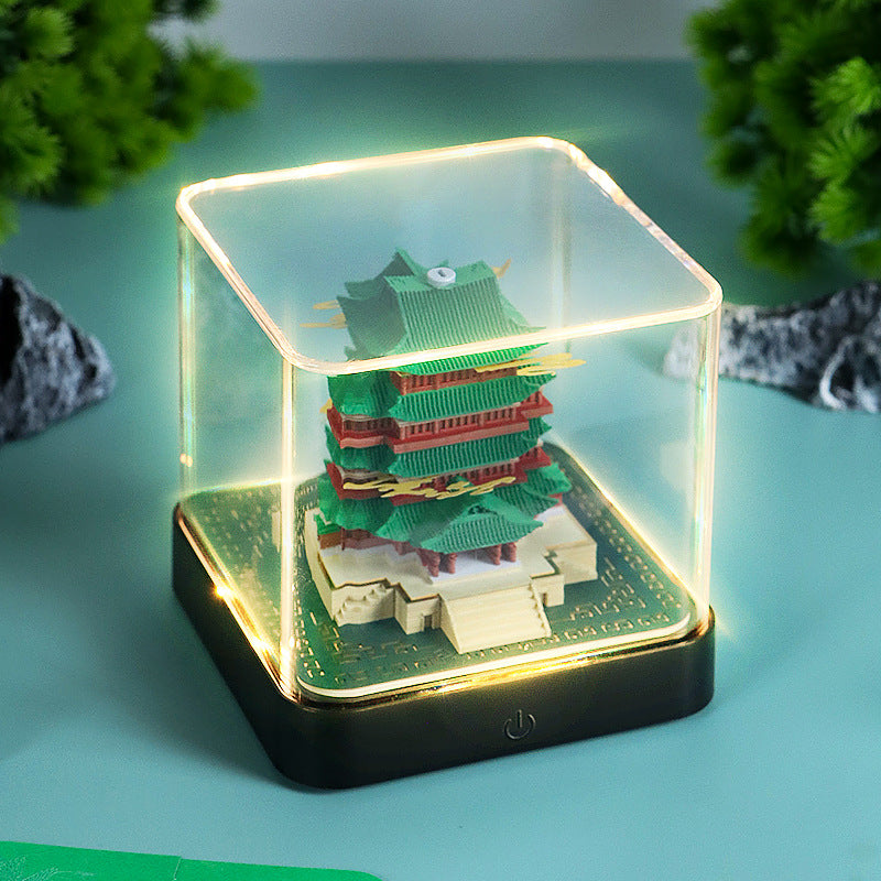 Tengwang Pavilion 3D Memo Pad - Daily Calendar 2026