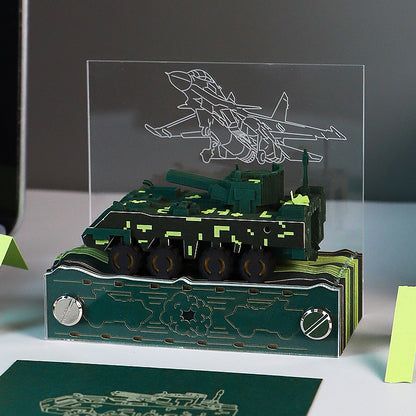 Armored Vehicle 3D Memo Pad