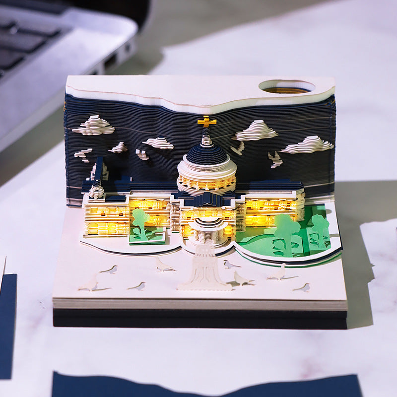 St. Paul's Cathedral 3D Memo Pad - Weekly Planner 2026