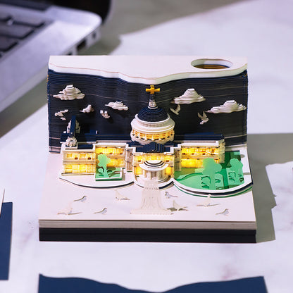 St. Paul's Cathedral 3D Memo Pad - Weekly Planner 2026