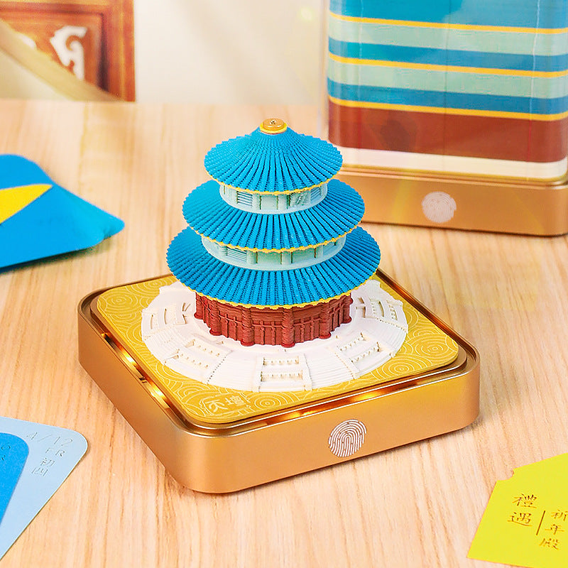 Hall of Prayer for Good Harvests 3D Memo Pad - Daily Calendar 2026