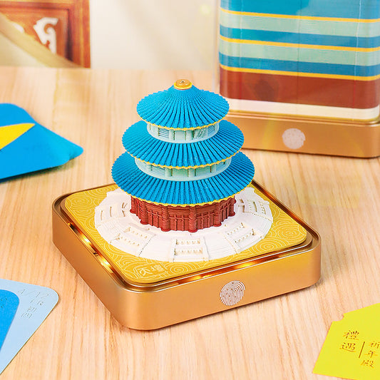 Hall of Prayer for Good Harvests 3D Memo Pad - Daily Calendar 2026