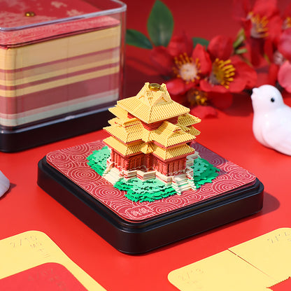 Corner Tower 3d Memo Pad - Daily Calendar 2026