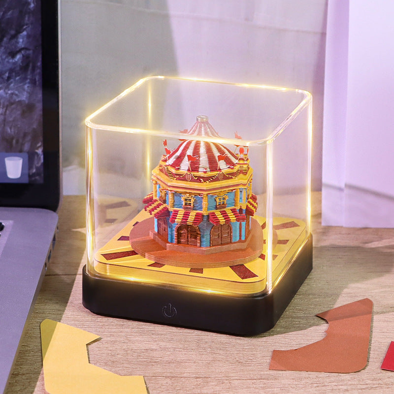 Circus Carnival 3d Memo Pad - Daily Calendar 2026