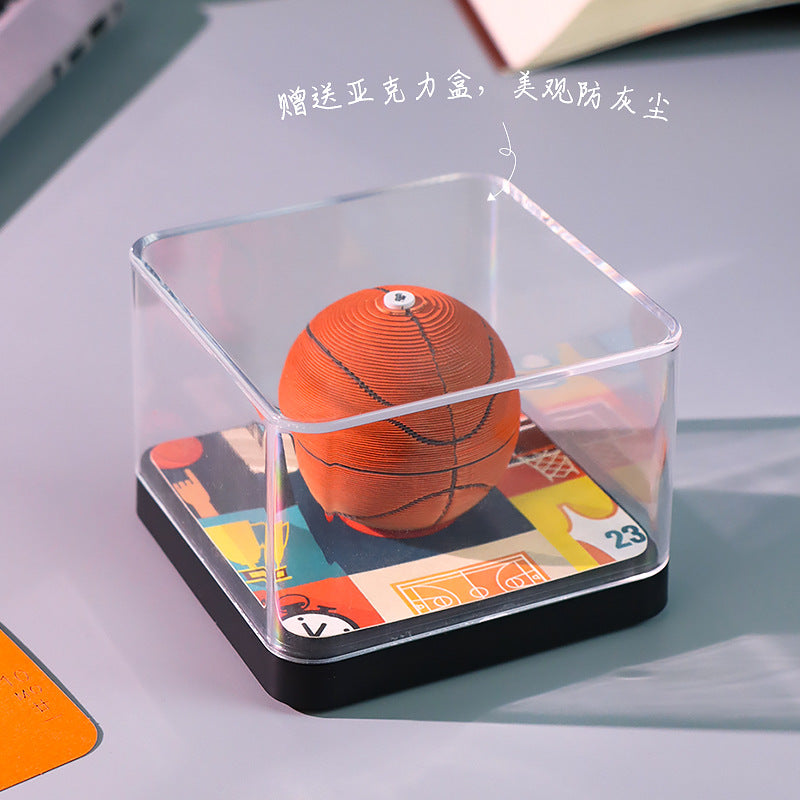 Basketball Sports 3d Memo Pad - Daily Calendar 2026