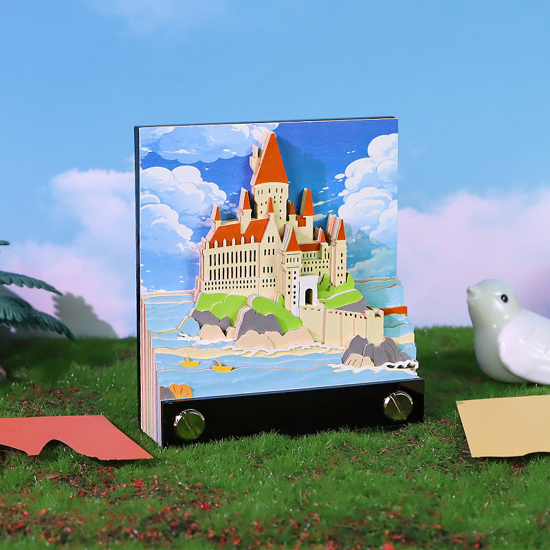 Ocean Castle 3D Memo Pad
