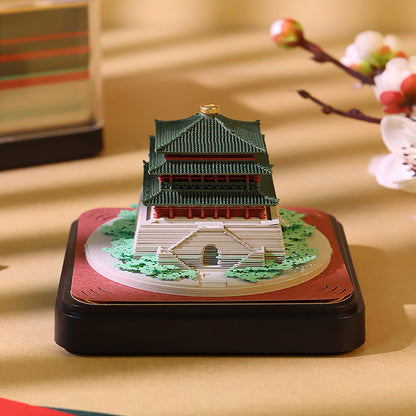 Xi'an Bell Tower 3D Memo Pad - Daily Calendar 2026