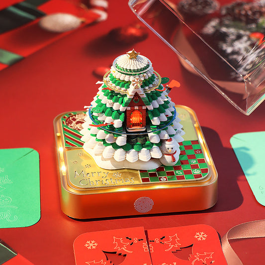 Christmas Tree House 3d Memo Pad - Daily Calendar 2026