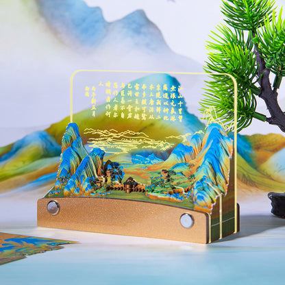 Rivers Mountains 3d Memo Pad - Weekly Planner 2026