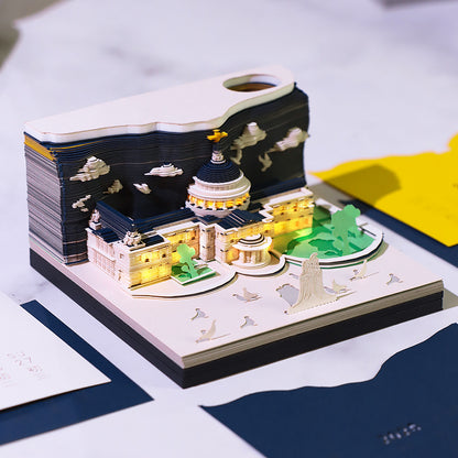 St. Paul's Cathedral 3D Memo Pad - Weekly Planner 2026