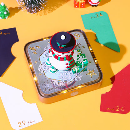 Snowman 3d Memo Pad - Daily Calendar 2026