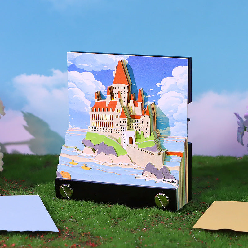 Ocean Castle 3D Memo Pad