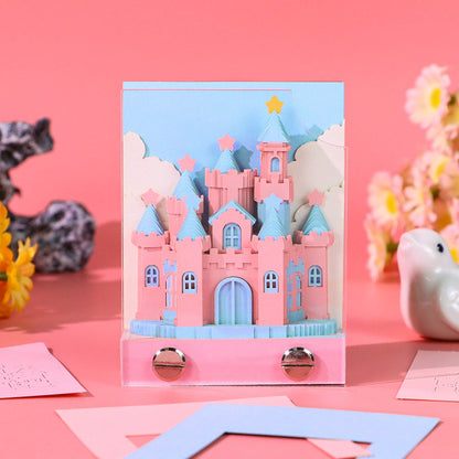 Pink Castle 3D Memo Pad