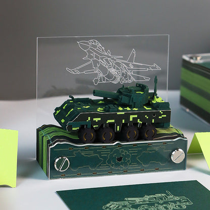 Armored Vehicle 3D Memo Pad