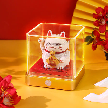 Lucky Cat 3D Memo Pad - Daily Calendar 2026