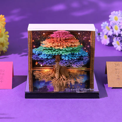 Tree Of Life 3d Memo Pad - Weekly Planner 2026