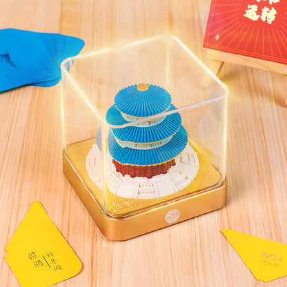 Hall of Prayer for Good Harvests 3D Memo Pad - Daily Calendar 2026