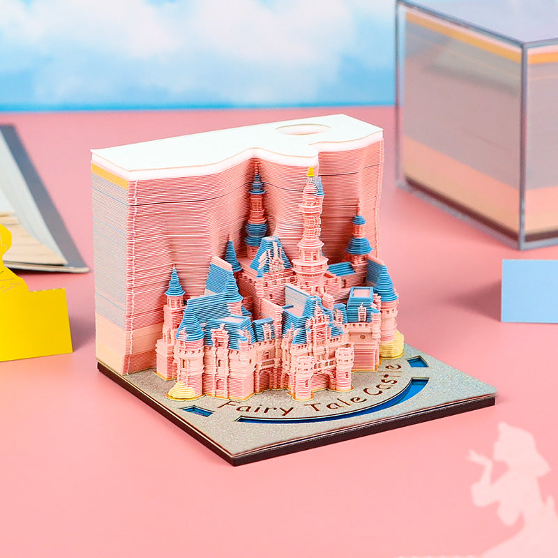 Fairytale Castle 3d Memo Pad - Weekly Planner 2026