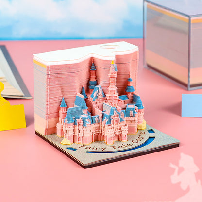 Fairytale Castle 3d Memo Pad - Weekly Planner 2026