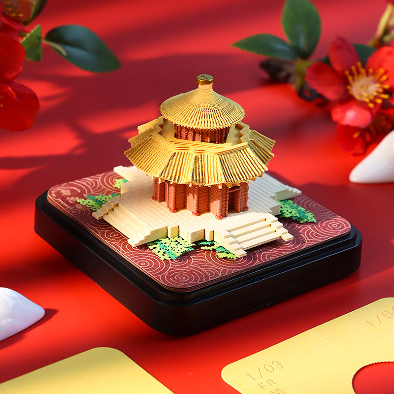 Imperial Garden 3D Memo Pad - Daily Calendar 2026