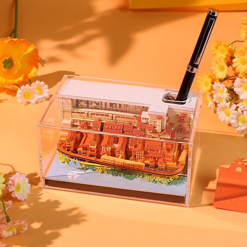 Hongya Cave Plus 3d Memo Pad - Weekly Planner 2026