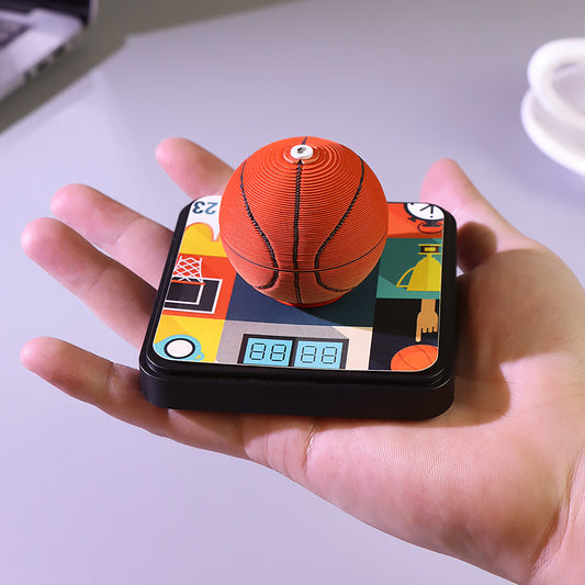 Basketball Sports 3d Memo Pad - Daily Calendar 2026