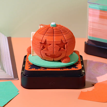 Pumpkin House 3D Memo Pad - Daily Calendar 2026