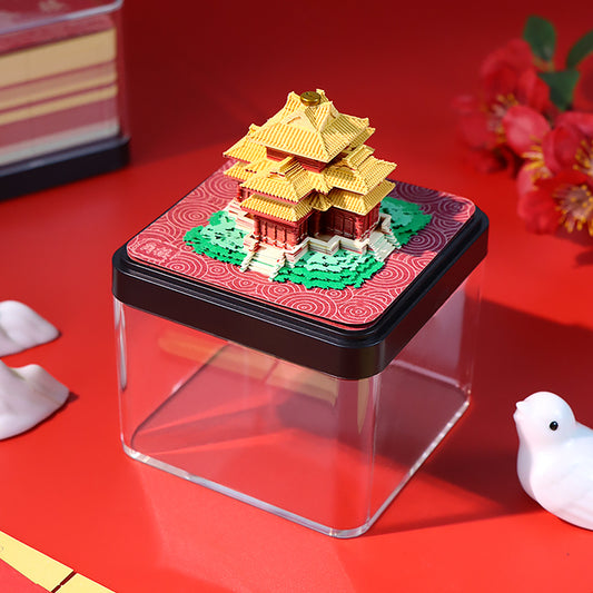 Corner Tower 3d Memo Pad - Daily Calendar 2026