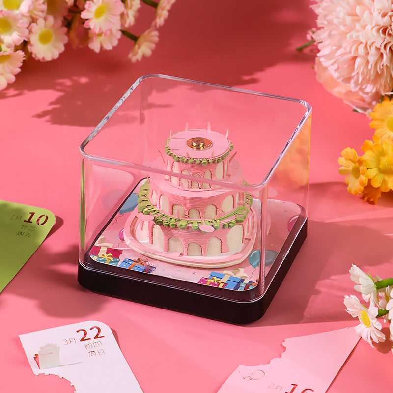 Birthday Cake 3d Memo Pad - Daily Calendar 2026