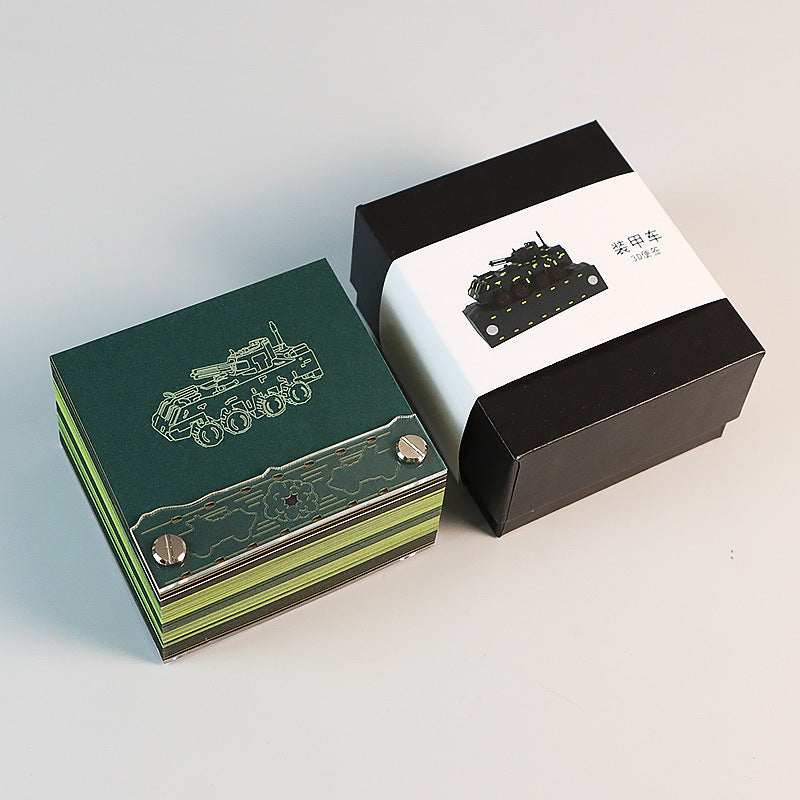 Armored Vehicle 3D Memo Pad