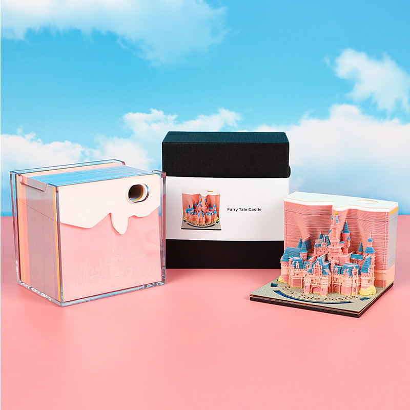 Fairytale Castle 3d Memo Pad - Weekly Planner 2026
